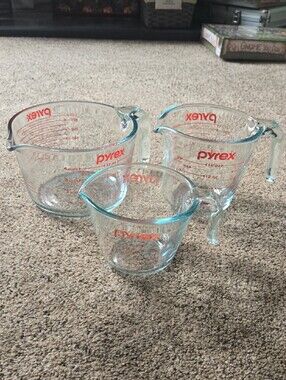 Pyrex 3‑Piece Measuring Cup Set🔥